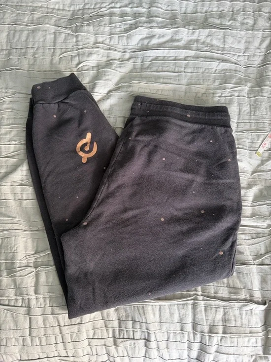 Peloton Sweatpants with Gold Dot Accents - Picture 1 of 4
